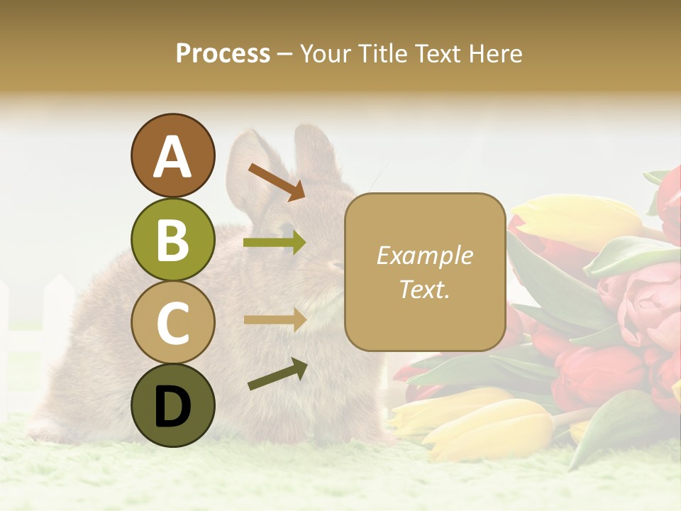 Feiertag Blumenstraussm Tier PowerPoint Template