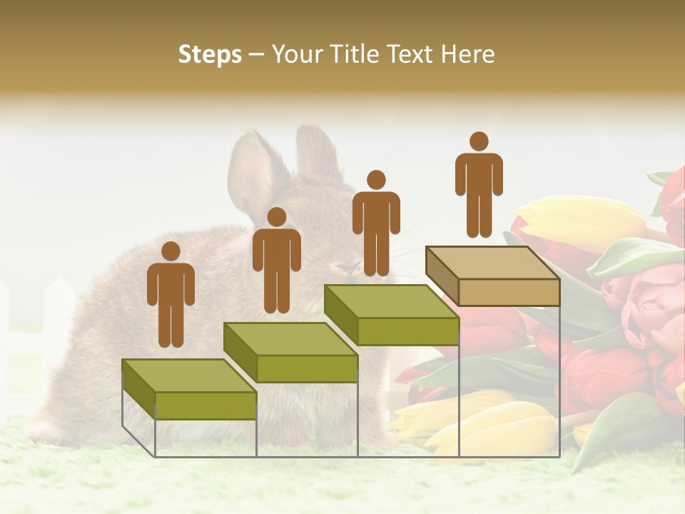 Feiertag Blumenstraussm Tier PowerPoint Template