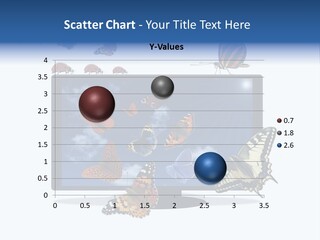 Modern Schmetterlinge Lcd PowerPoint Template