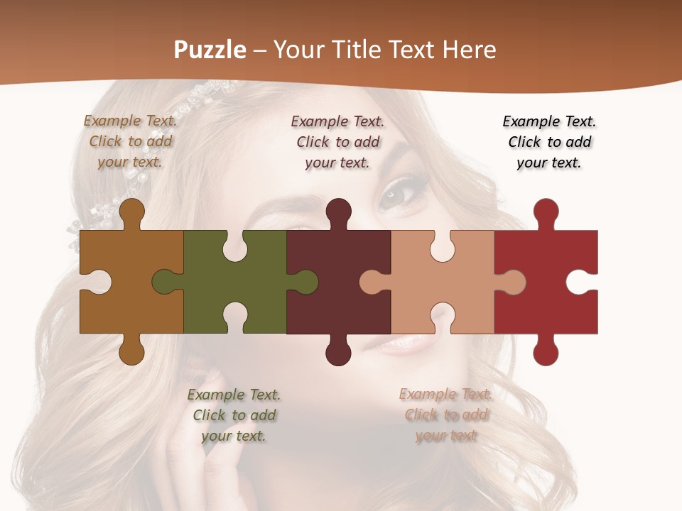 Beautiful Sexy Portrait PowerPoint Template