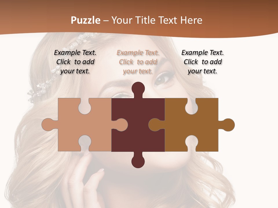 Beautiful Sexy Portrait PowerPoint Template