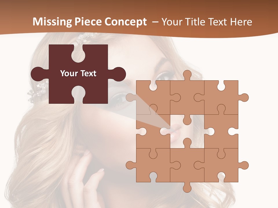 Beautiful Sexy Portrait PowerPoint Template