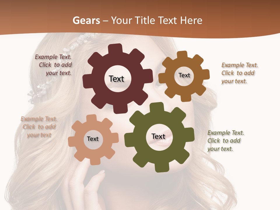 Beautiful Sexy Portrait PowerPoint Template