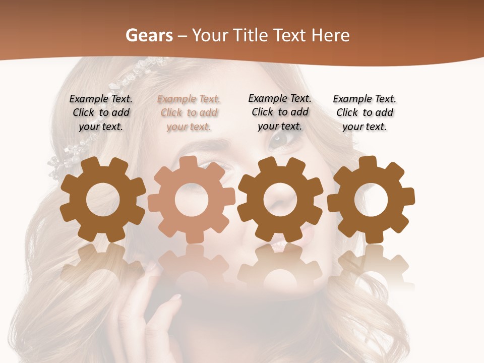 Beautiful Sexy Portrait PowerPoint Template