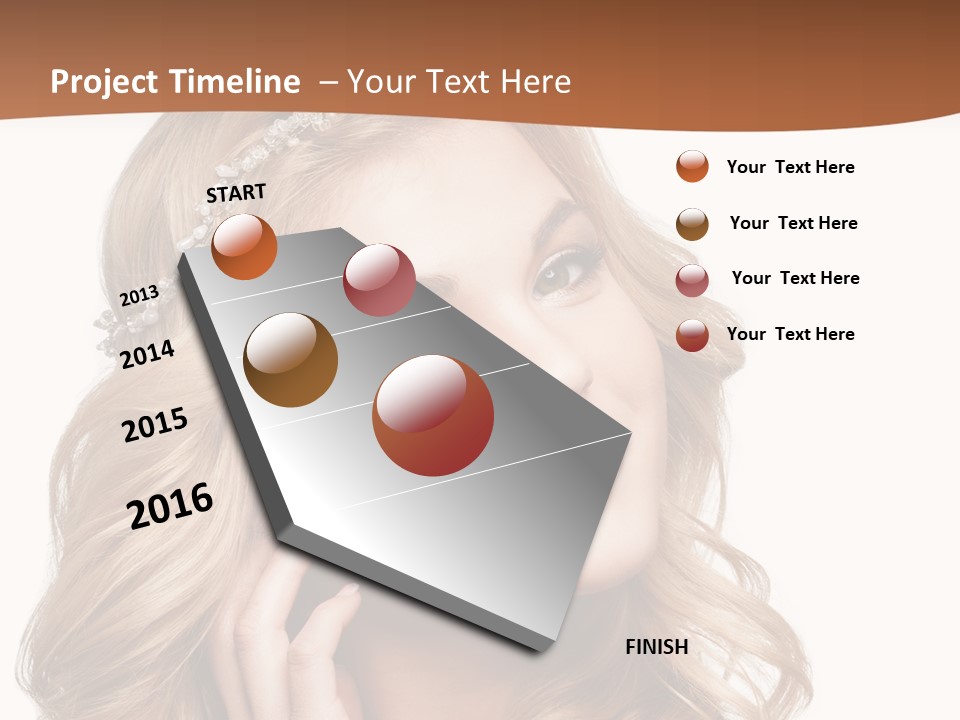 Beautiful Sexy Portrait PowerPoint Template