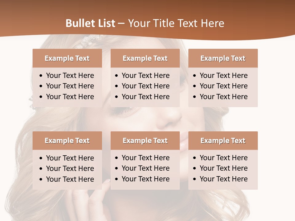 Beautiful Sexy Portrait PowerPoint Template