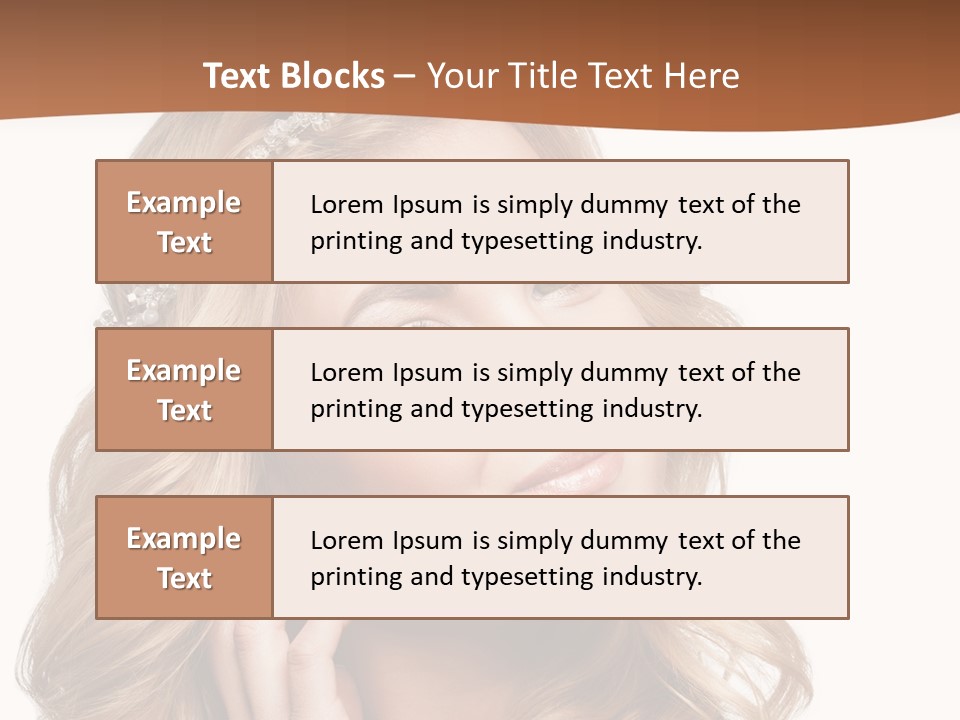 Beautiful Sexy Portrait PowerPoint Template