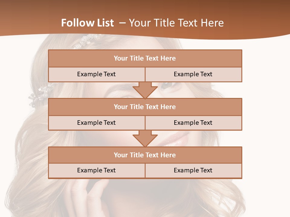 Beautiful Sexy Portrait PowerPoint Template