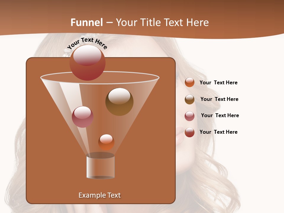 Beautiful Sexy Portrait PowerPoint Template