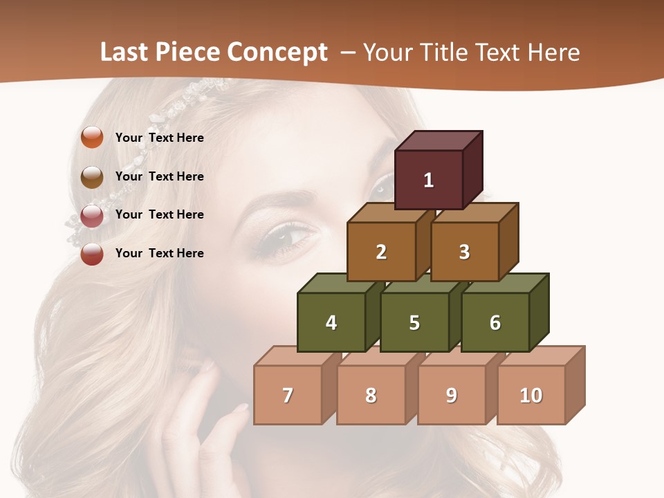 Beautiful Sexy Portrait PowerPoint Template