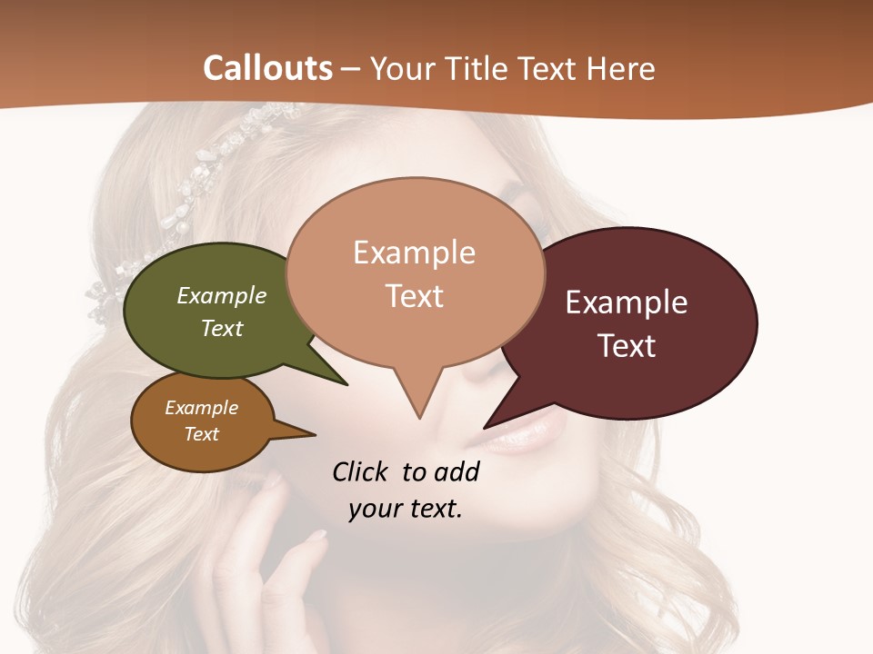 Beautiful Sexy Portrait PowerPoint Template