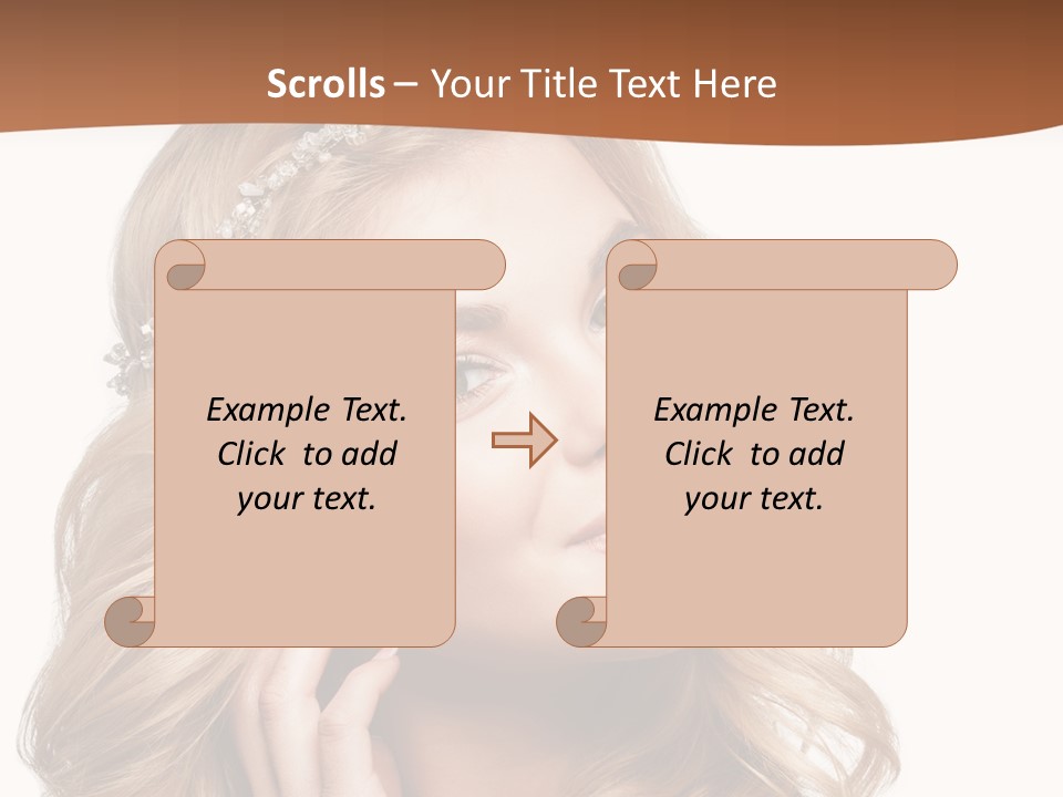 Beautiful Sexy Portrait PowerPoint Template