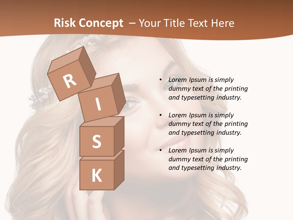 Beautiful Sexy Portrait PowerPoint Template