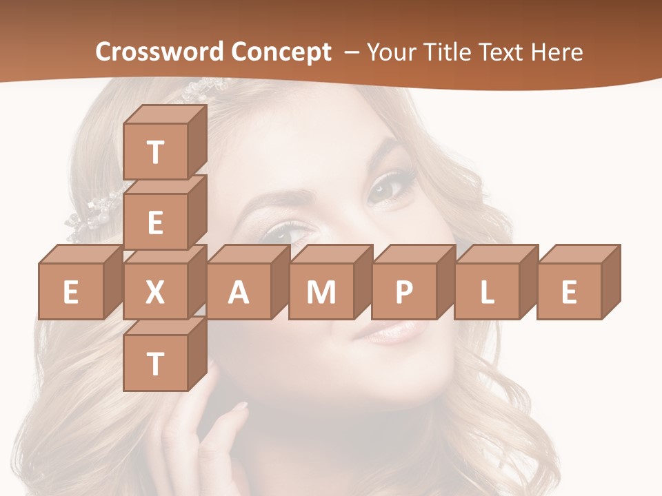 Beautiful Sexy Portrait PowerPoint Template