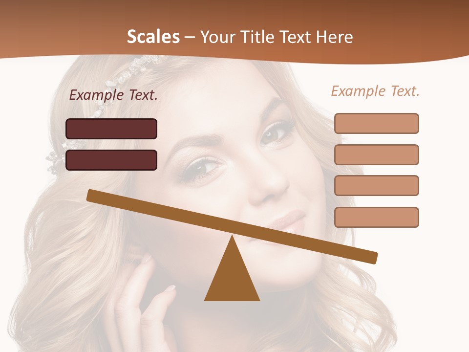 Beautiful Sexy Portrait PowerPoint Template