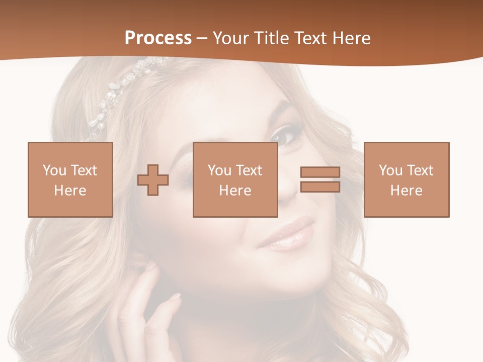 Beautiful Sexy Portrait PowerPoint Template