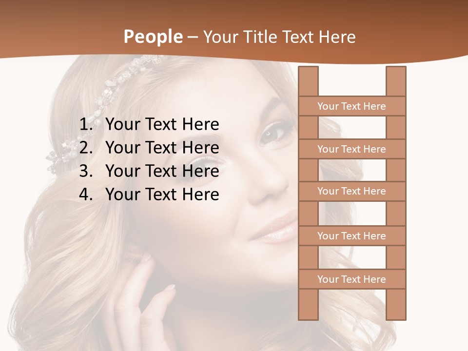 Beautiful Sexy Portrait PowerPoint Template