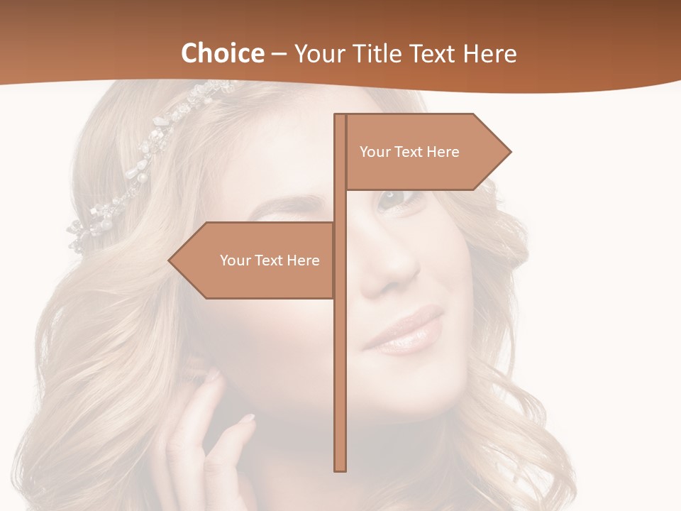 Beautiful Sexy Portrait PowerPoint Template