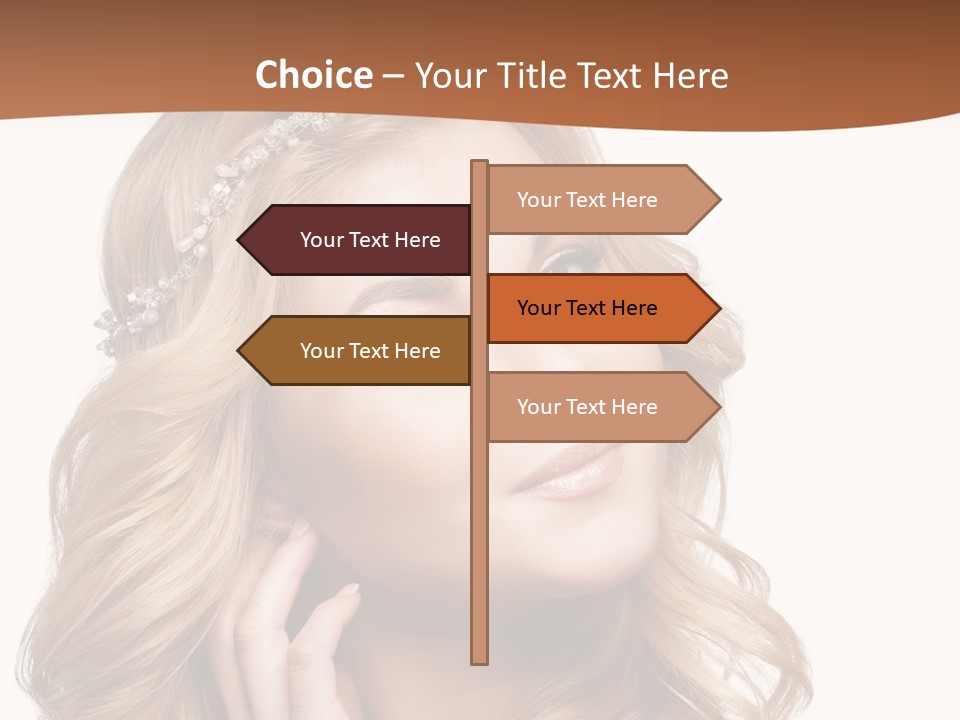 Beautiful Sexy Portrait PowerPoint Template