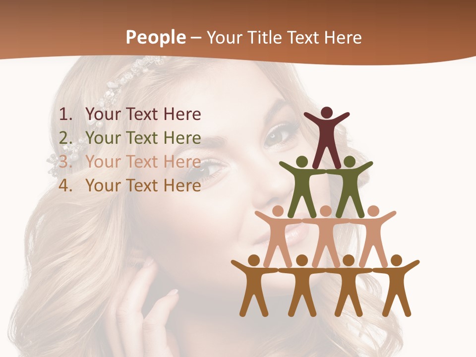 Beautiful Sexy Portrait PowerPoint Template