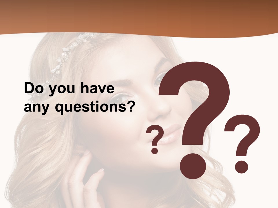 Beautiful Sexy Portrait PowerPoint Template