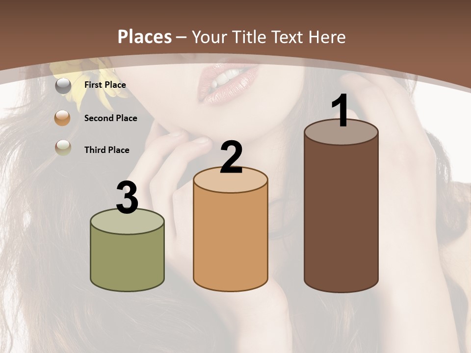 Hair Natural Stylish PowerPoint Template