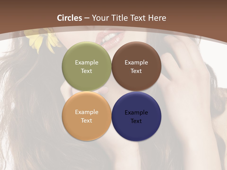 Hair Natural Stylish PowerPoint Template