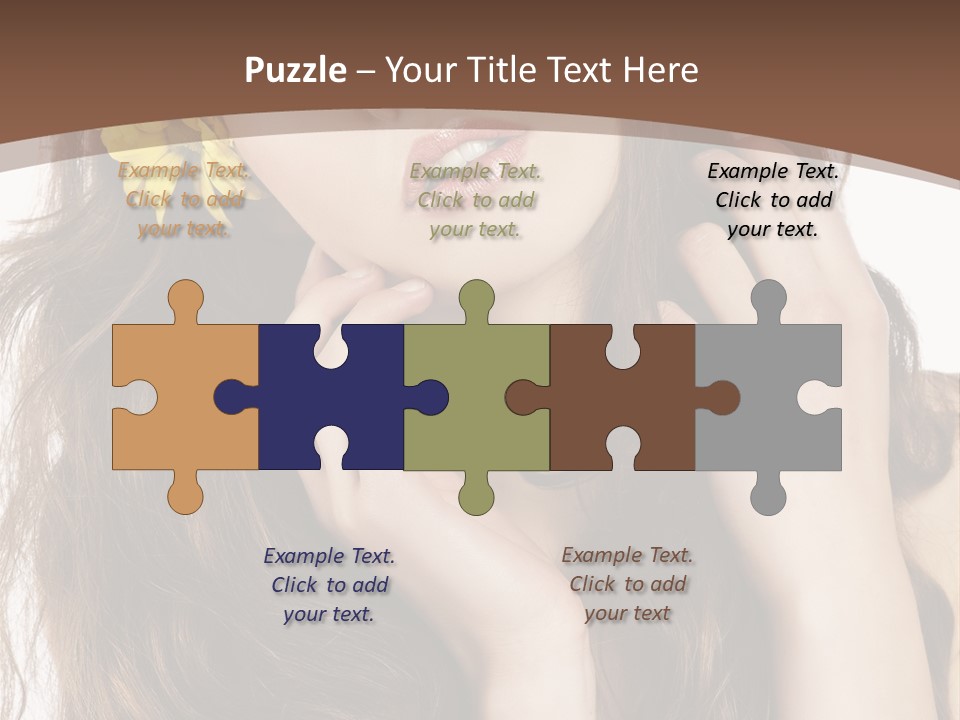 Hair Natural Stylish PowerPoint Template