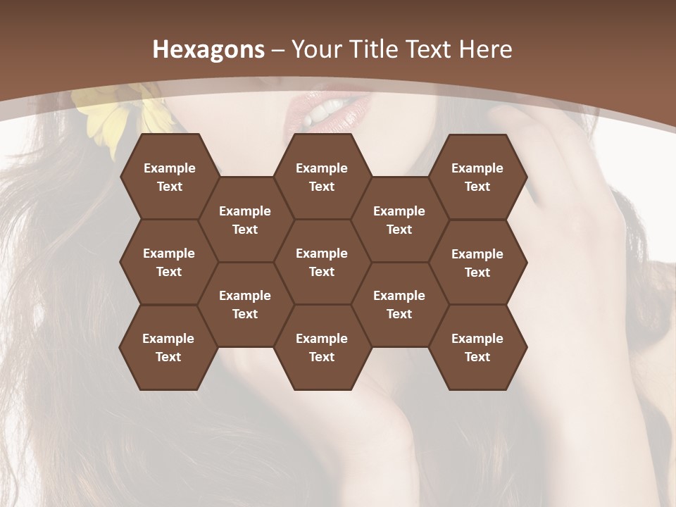 Hair Natural Stylish PowerPoint Template