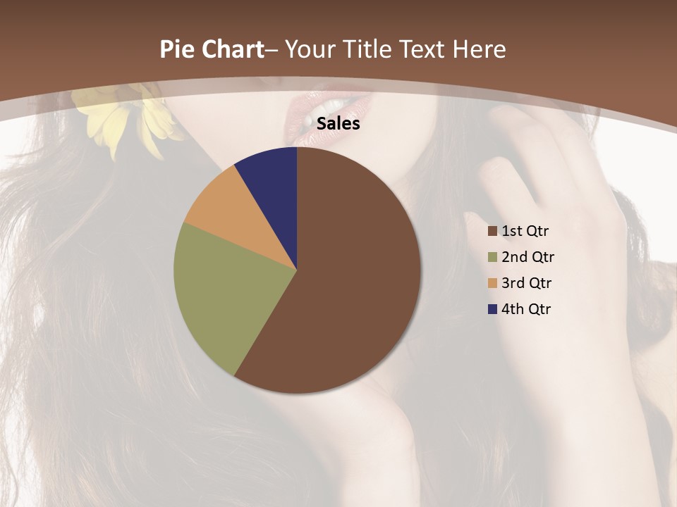 Hair Natural Stylish PowerPoint Template