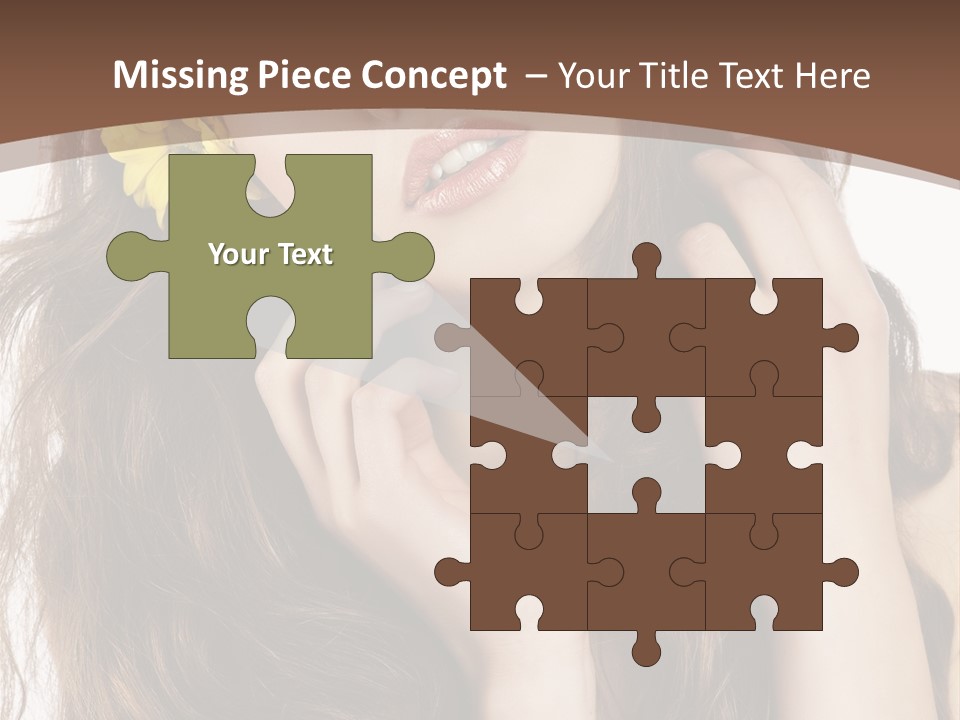 Hair Natural Stylish PowerPoint Template