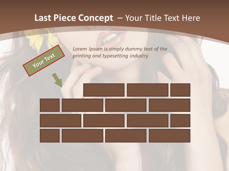 Hair Natural Stylish PowerPoint Template