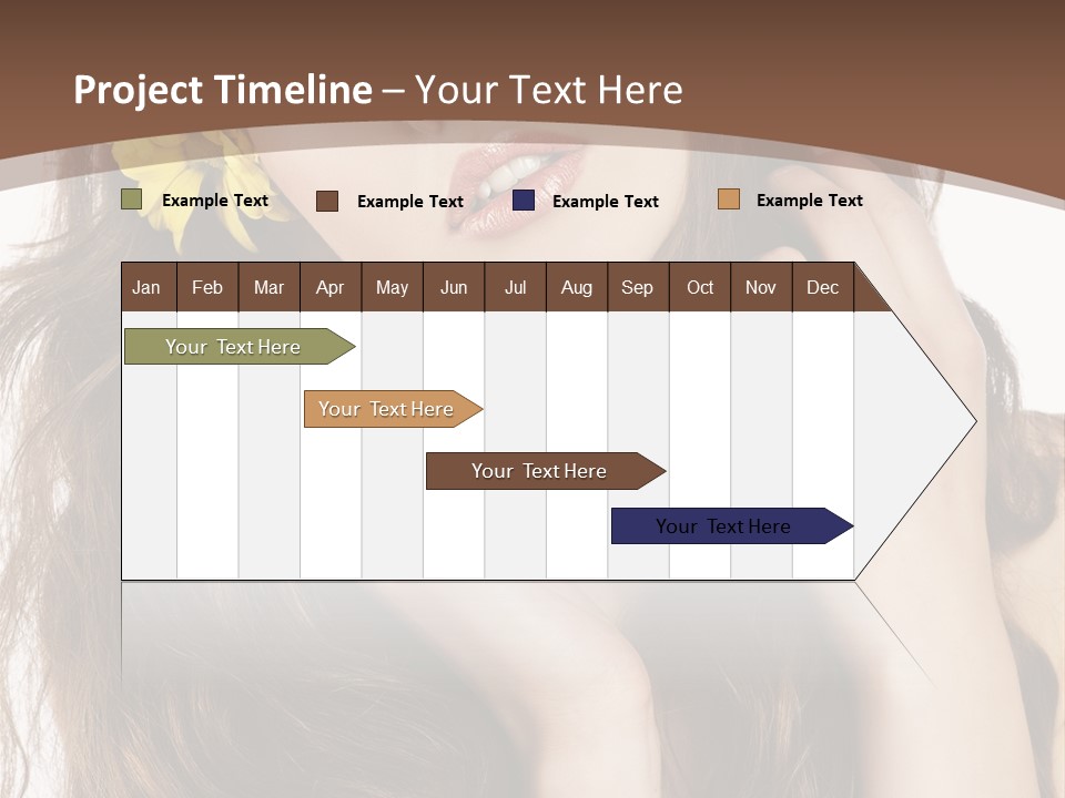 Hair Natural Stylish PowerPoint Template
