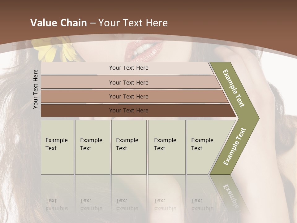 Hair Natural Stylish PowerPoint Template