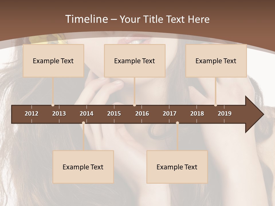 Hair Natural Stylish PowerPoint Template