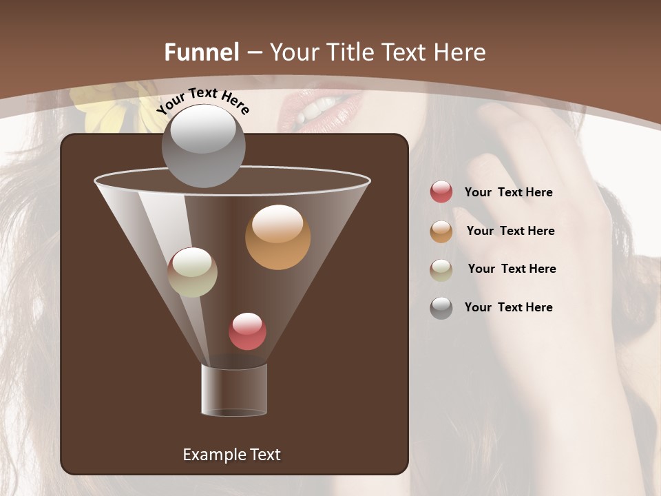 Hair Natural Stylish PowerPoint Template