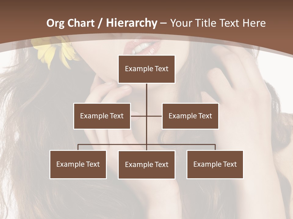 Hair Natural Stylish PowerPoint Template