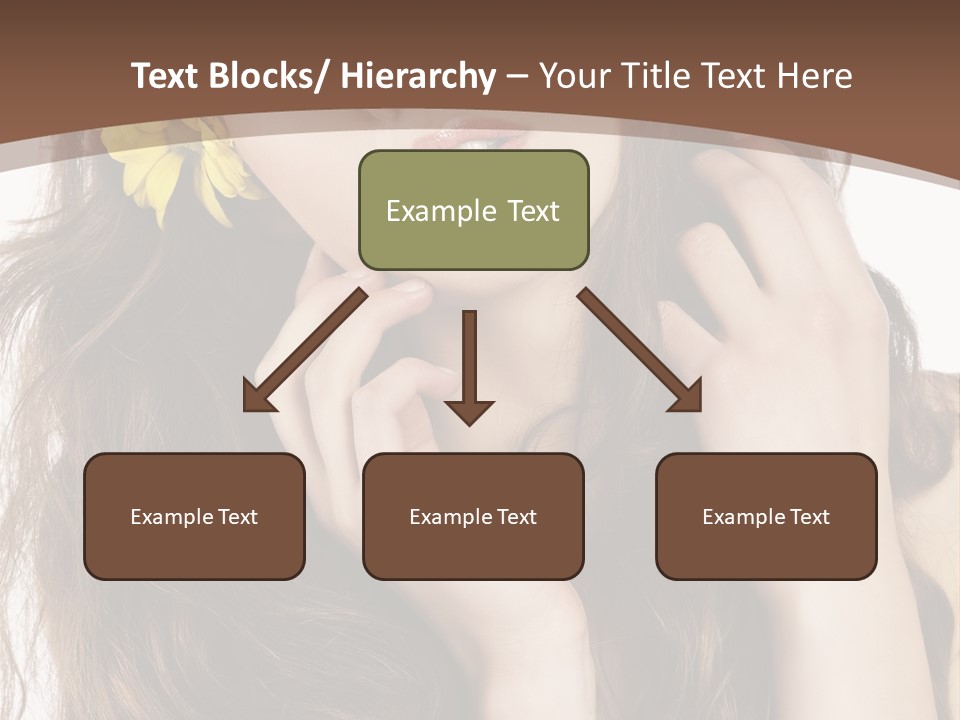 Hair Natural Stylish PowerPoint Template