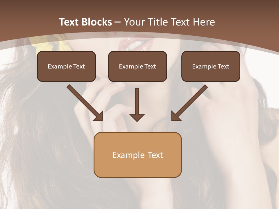 Hair Natural Stylish PowerPoint Template