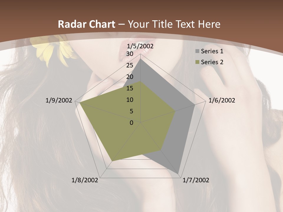 Hair Natural Stylish PowerPoint Template