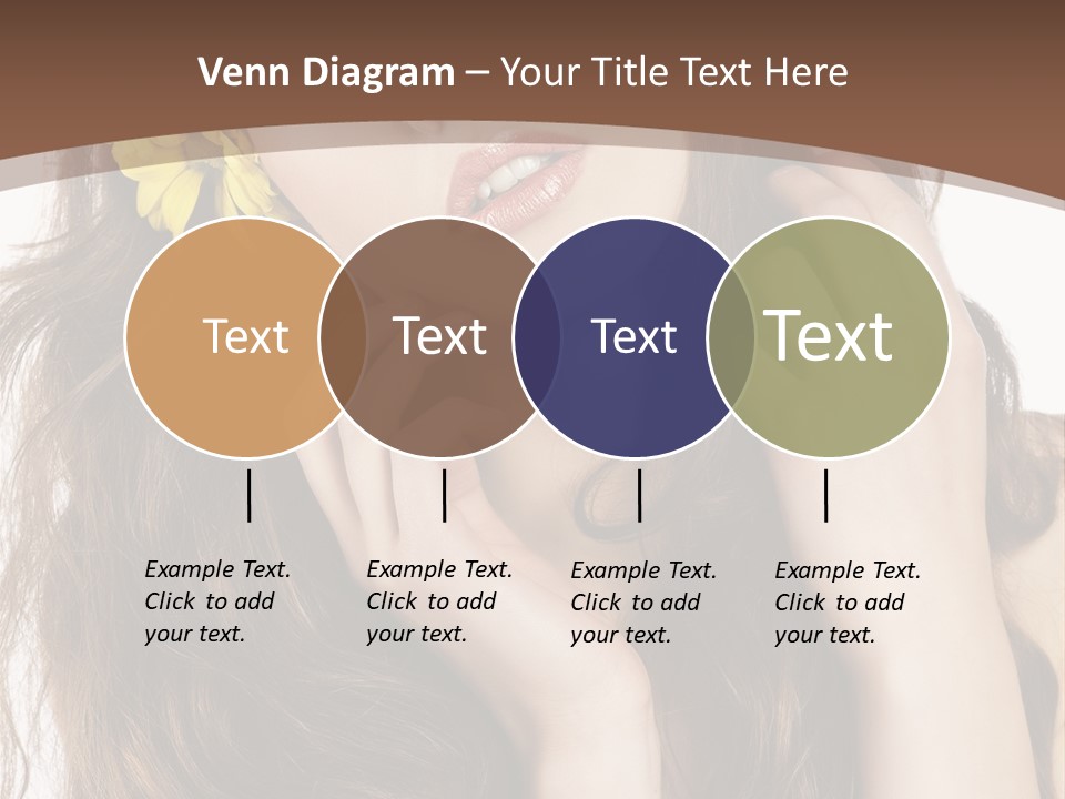 Hair Natural Stylish PowerPoint Template