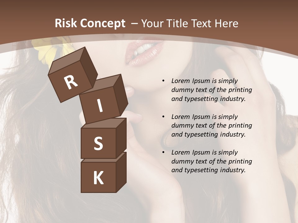 Hair Natural Stylish PowerPoint Template