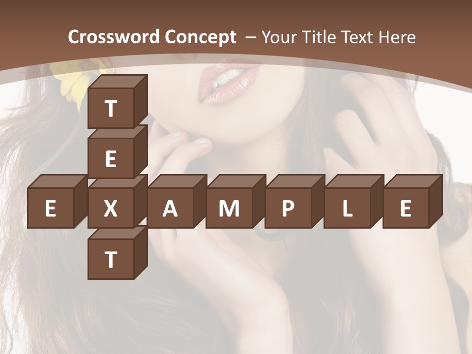 Hair Natural Stylish PowerPoint Template