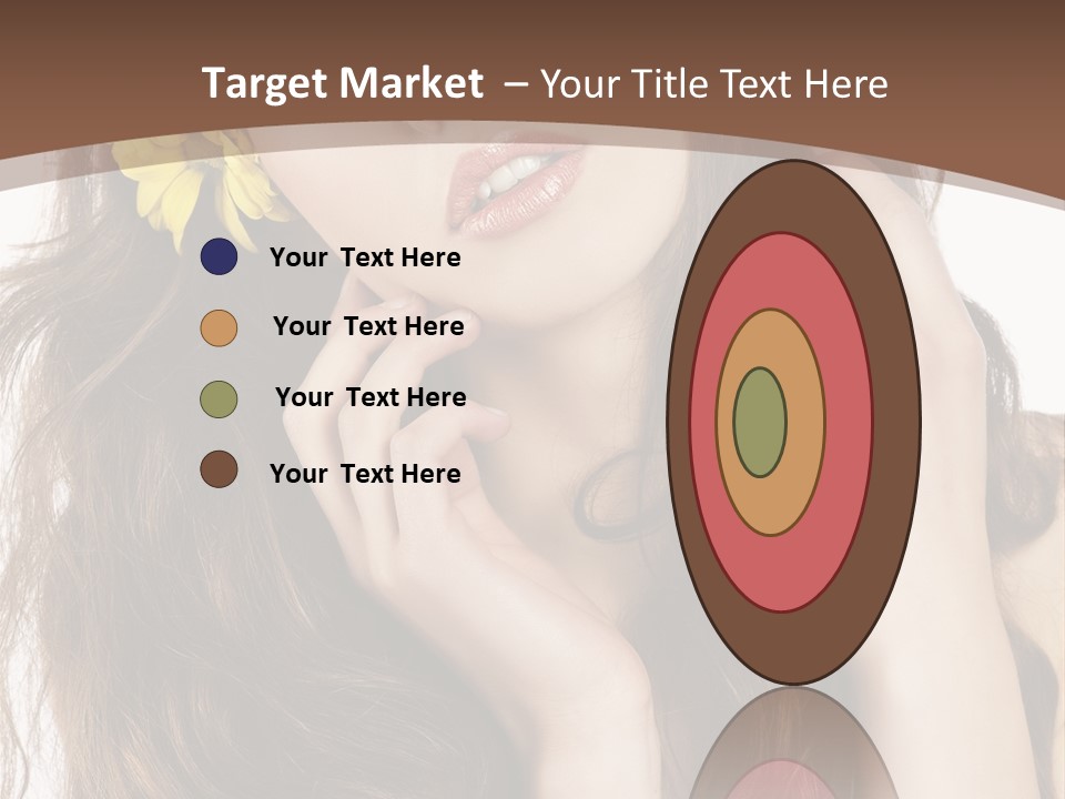 Hair Natural Stylish PowerPoint Template