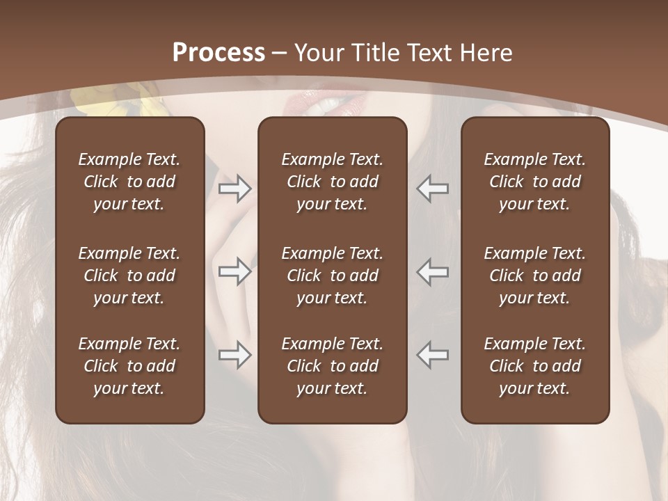 Hair Natural Stylish PowerPoint Template