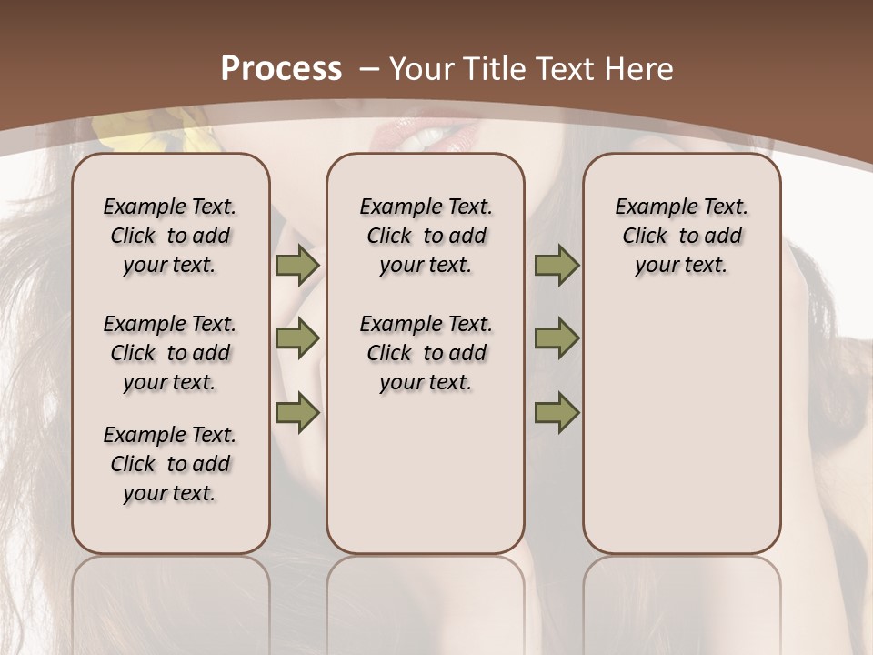 Hair Natural Stylish PowerPoint Template