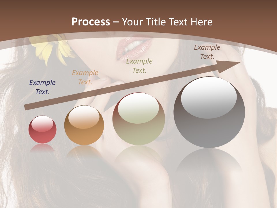 Hair Natural Stylish PowerPoint Template