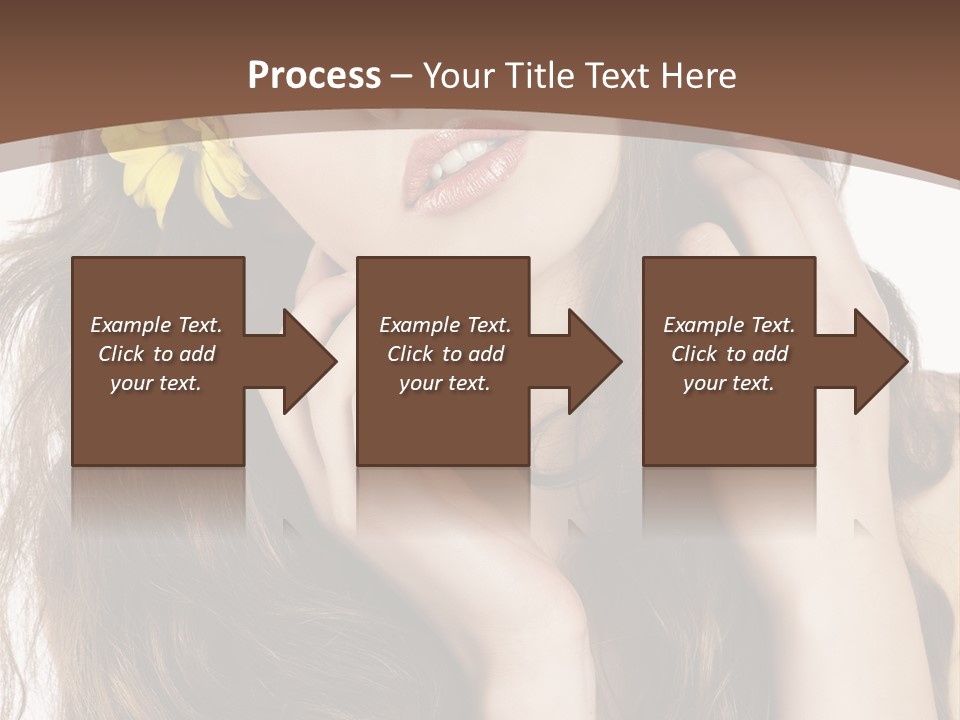 Hair Natural Stylish PowerPoint Template