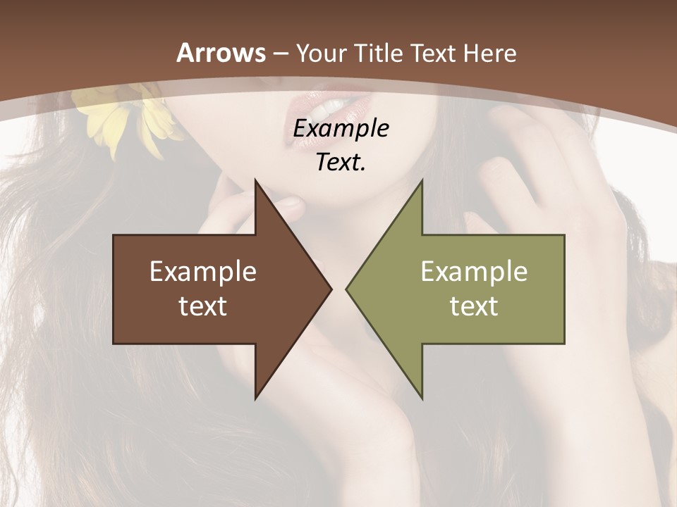 Hair Natural Stylish PowerPoint Template