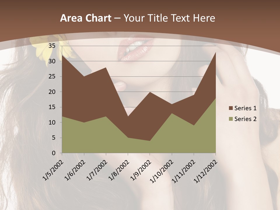 Hair Natural Stylish PowerPoint Template